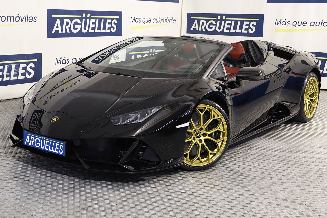 Lamborghini Huracan EVO Spyder V10 Nero Granatus 639cv