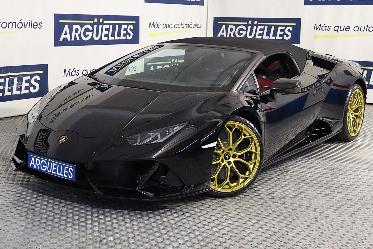 Lamborghini Huracan EVO Spyder V10 Nero Granatus 639cv