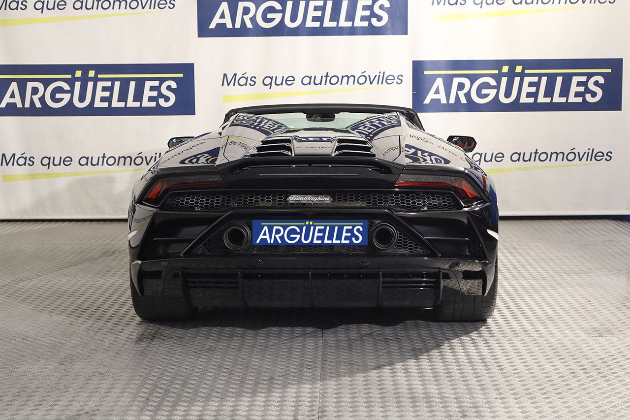 Lamborghini Huracan EVO Spyder V10 Nero Granatus 639cv