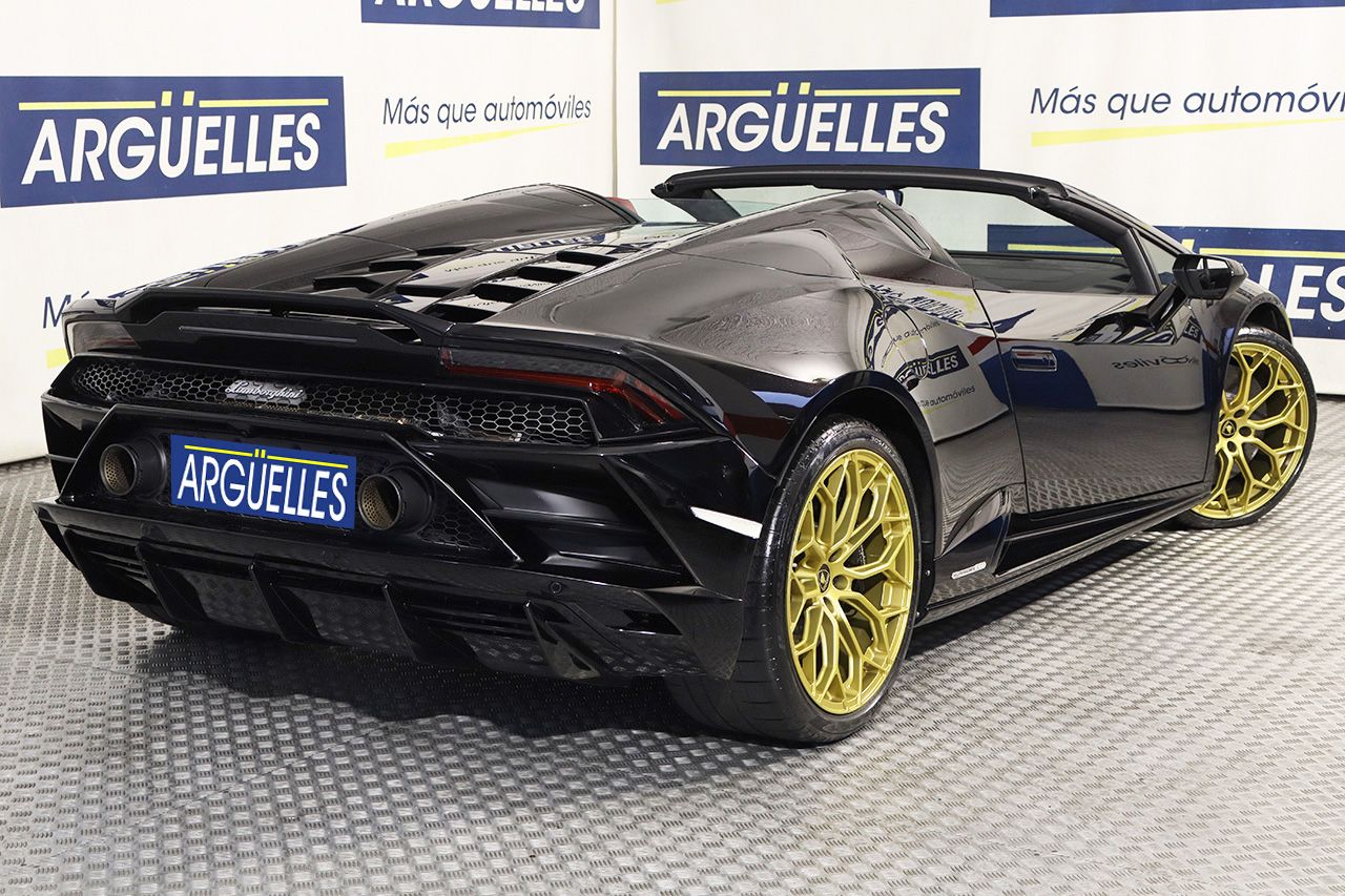 Lamborghini Huracan EVO Spyder V10 Nero Granatus 639cv