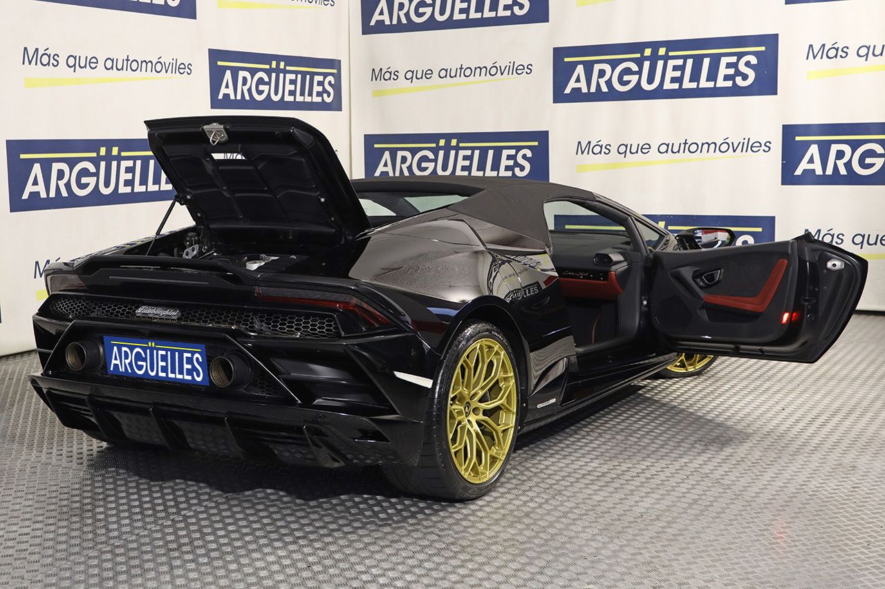Lamborghini Huracan EVO Spyder V10 Nero Granatus 639cv